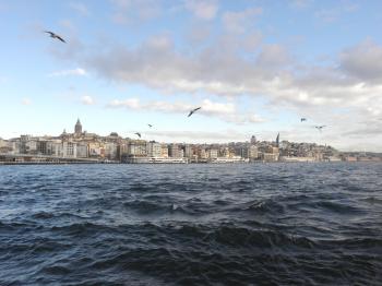 Golden Horn and Galata Tower in Istanbul