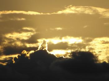 Golden Sunset Skyscape Free Stock Photo - Public Domain Pictures