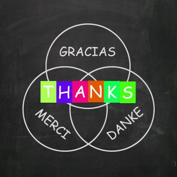 Gracias Merci and Danke Mean Thanks in Foreign Languages