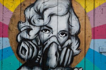 Woman Street Art Graffiti Wall Paint Free Stock Photo - NegativeSpace