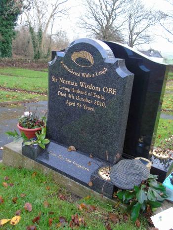 Remembered With a Laugh” The Grave of Sir Norman Wisdom OBE ...