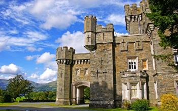 Low angle photo of gray concrete castle taken during daytime HD ...