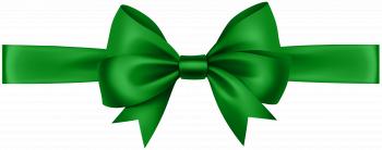 Ribbon with Bow Green Transparent PNG Clip Art Image | Gallery ...