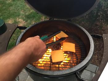Grilling Burgers on The Big Green Egg – Blackhawk Hardware