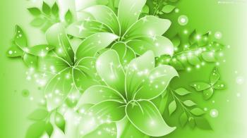 green floral background 11 | Background Check All