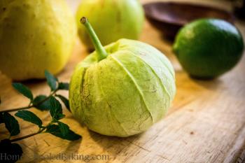 Tomatillo: Green Fruit Salad | Home Schooled Baking