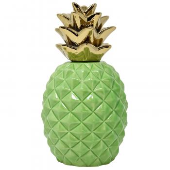 Amazon.com: 9" Ceramic Green Pineapple Showpiece Beautifully ...