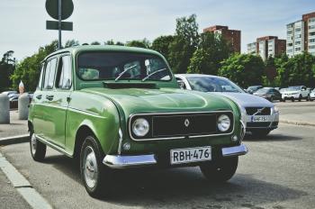 Green Renault Sedan