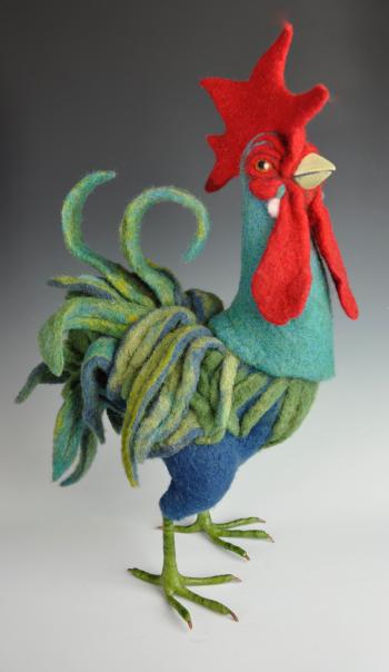 JENNIFER FIELD STUDIOS » Green Rooster