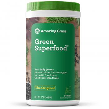 Amazon.com : Amazing Grass Green Superfood Organic Powder with Wheat ...