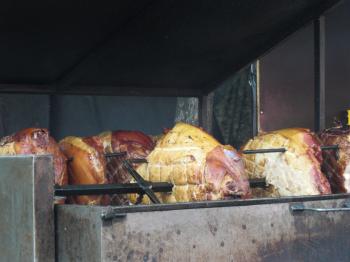 Grilled Ham in Prague