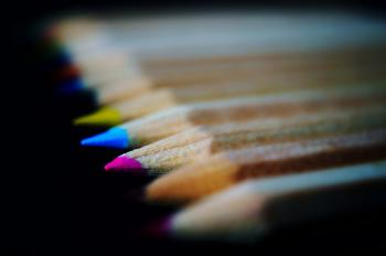 Group of Color Pencils
