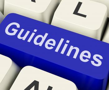 Guidelines Key Shows Guidance Rules Or Policy
