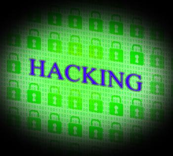Hacking Online Indicates World Wide Web And Unauthorized