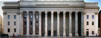 Rome, Temple of Adriano - Roma
