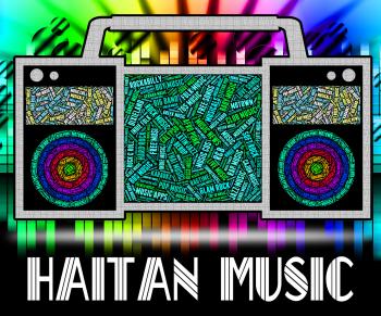 Haitian Music Indicates Sound Track And Acoustic