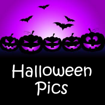 Halloween Pics Indicates Trick Or Treat And Autumn