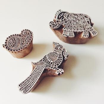 hand block printing | Bellyful of Love
