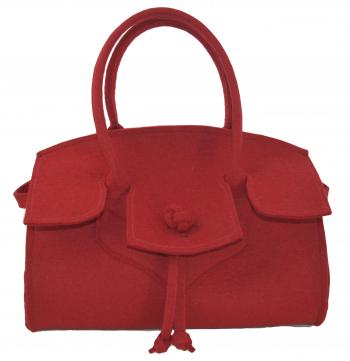 The Lady Anderson - Handmade 100% Wool Felt Handbag Purse | Fable ...