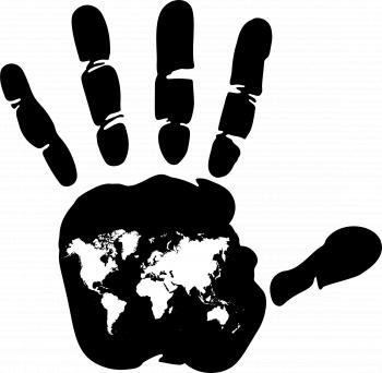 World Map Handprint Icons PNG - Free PNG and Icons Downloads