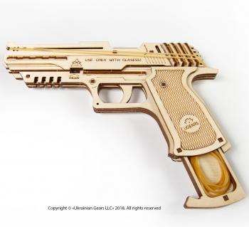 UGEARS Wolf-01 HANDGUN kit - Mechanical 3D Model