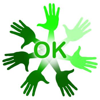 Hands Ok Means All Right And OK