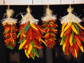 Hanging Chili Peppers, Hatch, New Mexico | Our Beautiful World ...