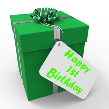 Happy 1st Birthday Gift Shows Celebrating Turning One