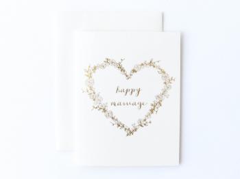 Happy Marriage Card by Paula & Waffle
