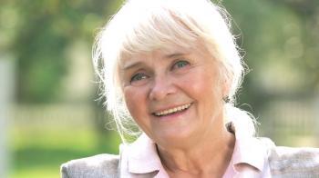 Senior woman smiling. Happy face of old lady. Good mental health ...
