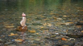 Harmony of nature and Buddhism. Calm oriental background of rock ...