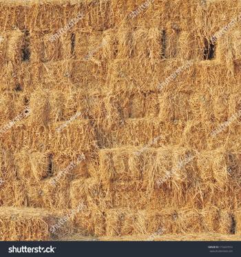Stacked Hay Bales Background Stock Photo 115241914 - Shutterstock