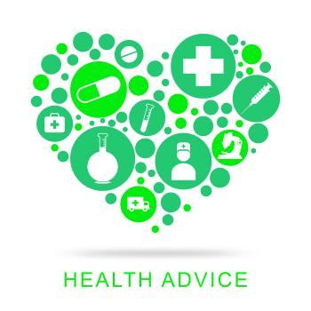 Health Advice Represents Preventive Medicine And Advisor