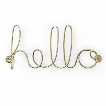 WIRED HELLO BRASS | Umbra