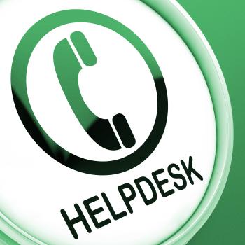 Helpdesk Button Shows Call For Advice