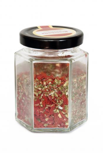 Herbs in a jar