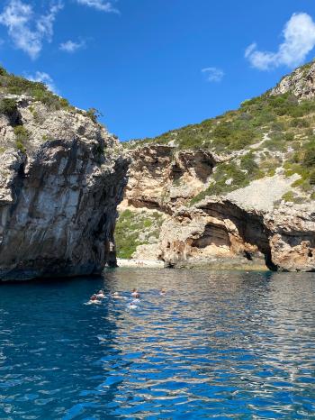 Hidden beach in Croatia
