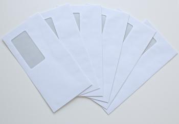 High Angle View of Paper Against White Background