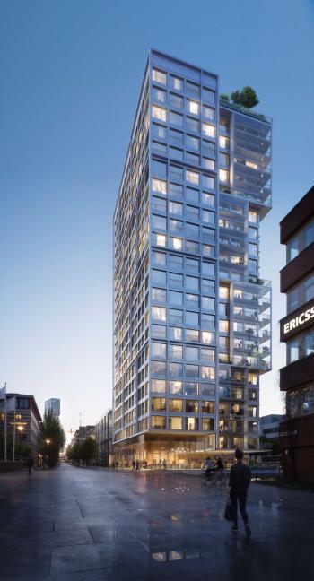 C.F. Møller Wins Competition for Innovative High-Rise in Stockholm ...