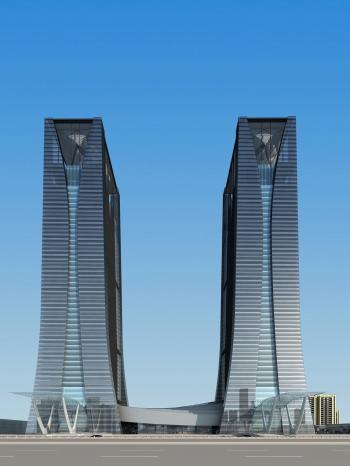 High-Rise Ritzy Commercial Building 3D | CGTrader