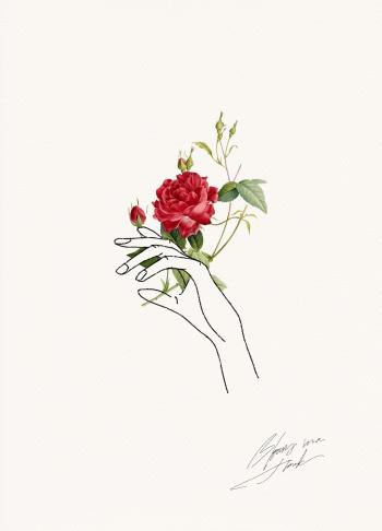 HOLDING FLOWERS | Flowers, Wallpaper and Illustrations