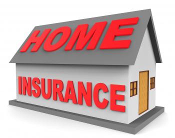 Home Insurance Means Housing Indemnity 3d Rendering