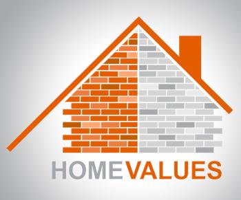 Home Values Represents Selling Price And Building