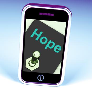 Hope Switch Phone Shows Wishing Hoping Wanting
