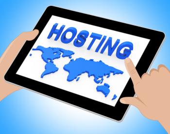 Hosting World Shows Earth Webhosting And Worldwide Tablet