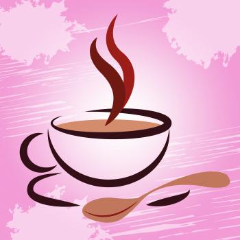 Hot Beverage Indicates Coffee Break And Cafeteria