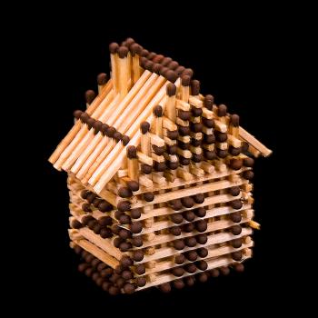 house from matches