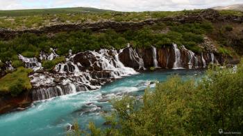 Hraunfossar and Barnafoss waterfalls — Smartrippers