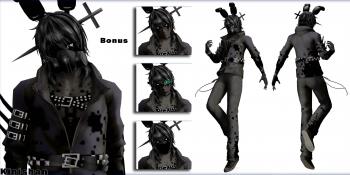 MMD FNAF] (NO DL) Human Shadow Bonnie/RWQFSFASXC by Kinishan on ...