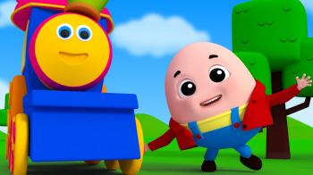 Humpty Dumpty | Bob cartoons | Humpty Dumpty rhymes | Bob the train ...